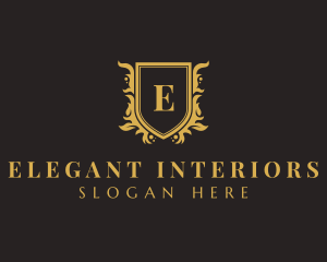 Premium Decorative Shield logo design