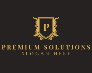 Premium Decorative Shield logo design