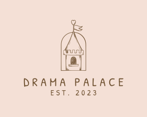 Fairytale Princess Castle logo design