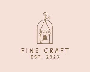 Fairytale Princess Castle logo design