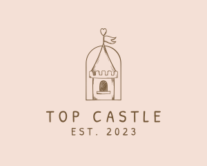 Fairytale Princess Castle logo design