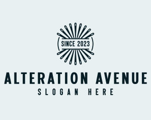 Needle Sewing Alteration logo design