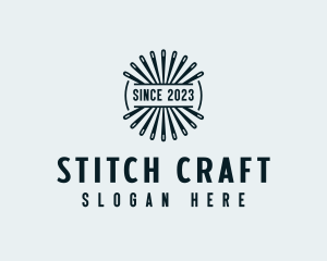 Sewing - Needle Sewing Alteration logo design