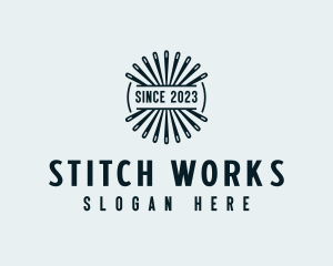 Needle Sewing Alteration logo design