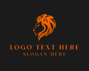 Majestic - Majestic Wild Lion logo design