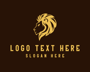 Lion - Majestic Wild Lion logo design