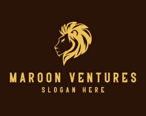 Majestic Wild Lion logo design