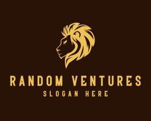 Majestic Wild Lion logo design