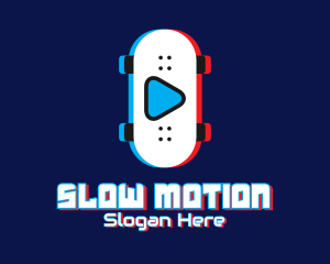 Static Motion Skateboard  logo design