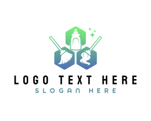 Tools - Sanitary Disinfection Cleaning logo design