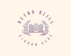 Nostalgia - Retro Photography Camera logo design