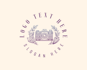 Retro Photography Camera  Logo