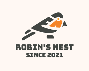 Robin - Minimalist Robin Bird logo design