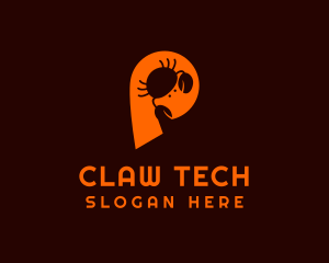 Claw - Crab Restaurant Letter P logo design
