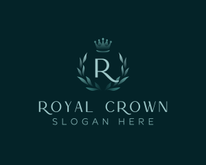 Luxury Wreath Crown logo design