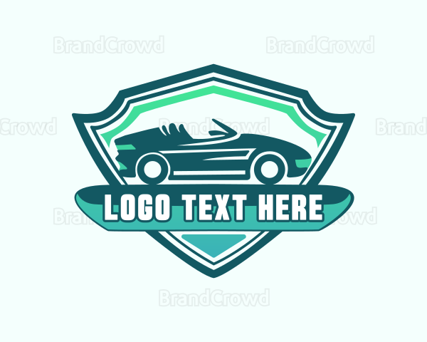 Gradient Car Race Logo