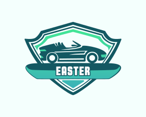 Gradient Car Race Logo