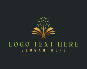 Generation - Academic Book Tree logo design