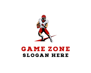 Football Game Player logo design