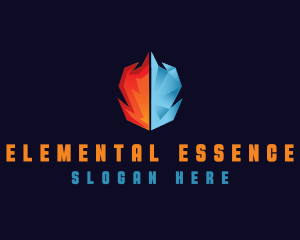 Element - Fire Ice Element logo design