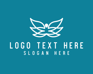 Yogi - Wellness Angel Spa logo design