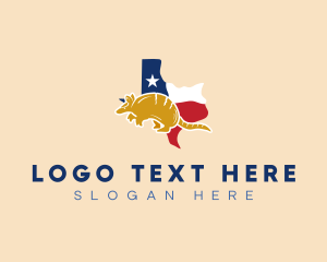 Texas - Texas Armadillo State logo design