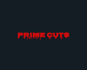 Blood Drip Stab Horror  logo design