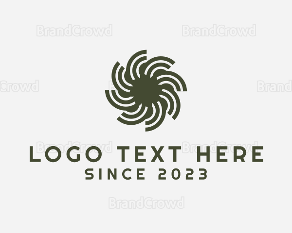 Sun Textile Pattern Logo