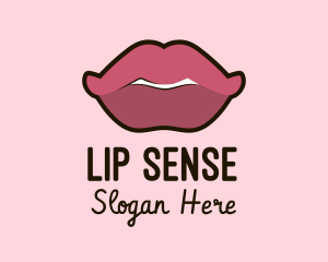 Lips Beauty Cosmetics  logo design