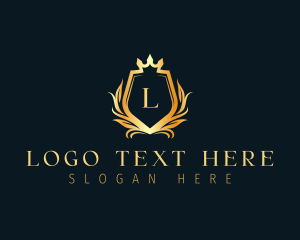 Insignia - Luxury Crown Shield logo design