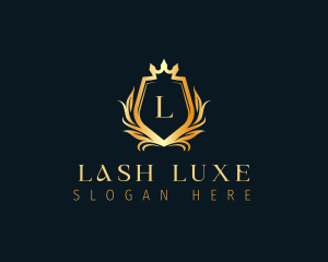 Luxury Crown Shield logo design