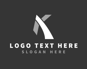 Initial - Creative Modern Media Letter K logo design