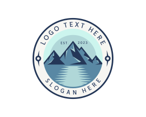 Tourist - Mountain Peak Travel logo design