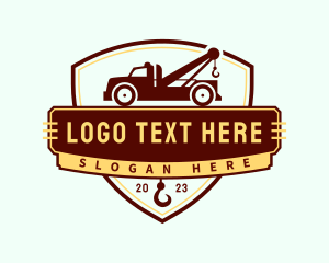 Maintenance - Automotive Tow Truck logo design