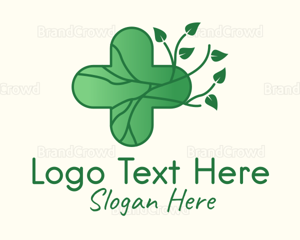 Herbal Medicinal Cross Logo