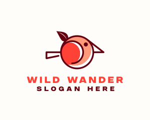 Wild Robin Bird  logo design