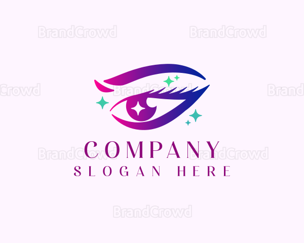 Eye Beauty Sparkle Logo