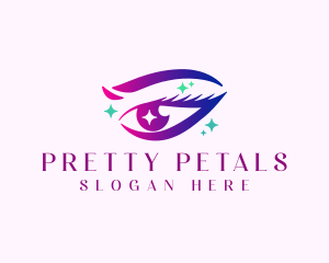 Eye Beauty Sparkle logo design