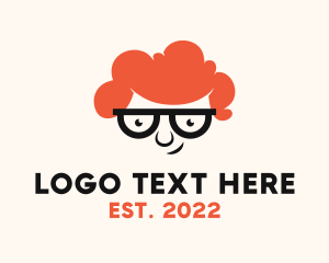 Professor - Smart Geek Guy logo design