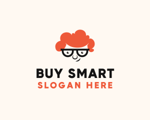 Smart Geek Guy logo design