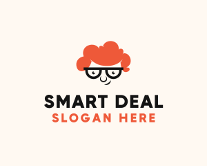 Smart Geek Guy logo design