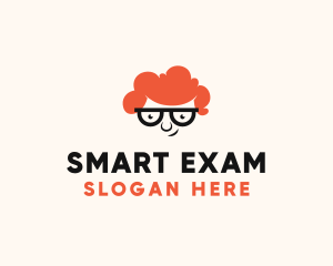 Smart Geek Guy logo design