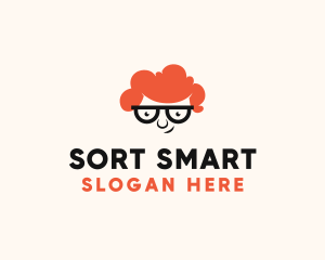 Smart Geek Guy logo design