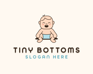 Diaper - Baby Newborn Nursery logo design