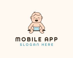 Cute - Baby Newborn Nursery logo design