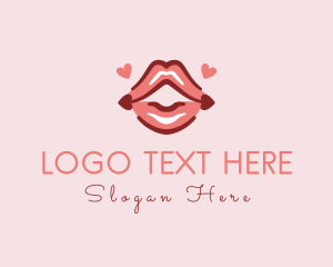 Dermatologist - Sexy Lips Kiss logo design