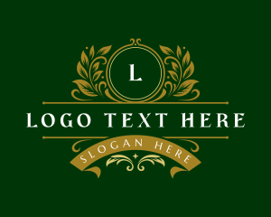 Elegant Organic Boutique logo design