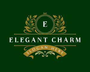 Elegant Organic Boutique logo design