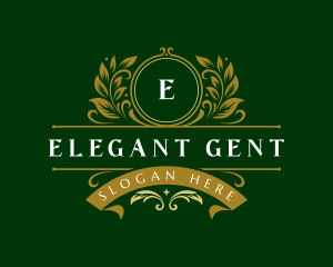 Elegant Organic Boutique logo design