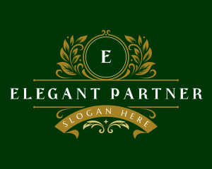 Elegant Organic Boutique logo design